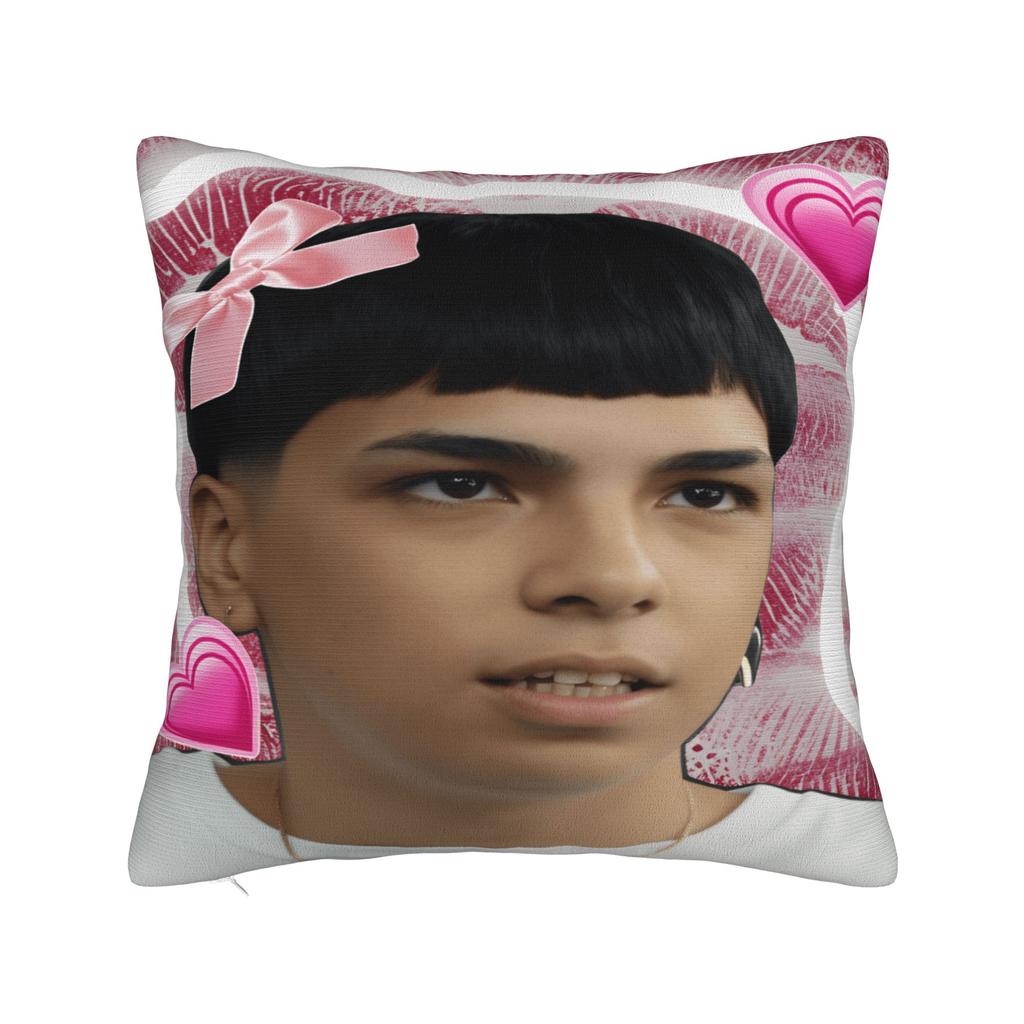 Rapper M-Milo J Pillow Case Fashion Pillow Cover Graphic Pillowcases For Sofa Bedroom Home Decor