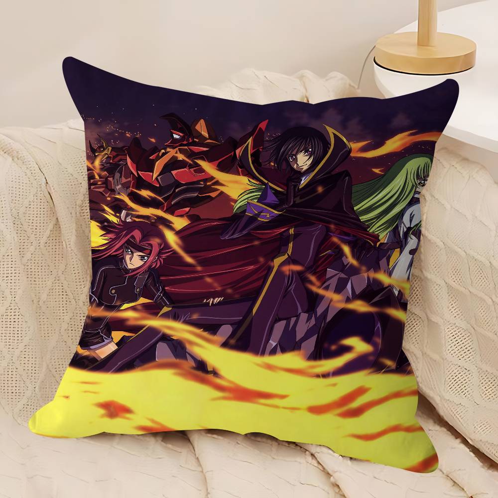 C-kod G-Geass Anime Lönndesign Kuddfodral Glad Höstskörd Dekor Högtidsdekorationskuddfodral