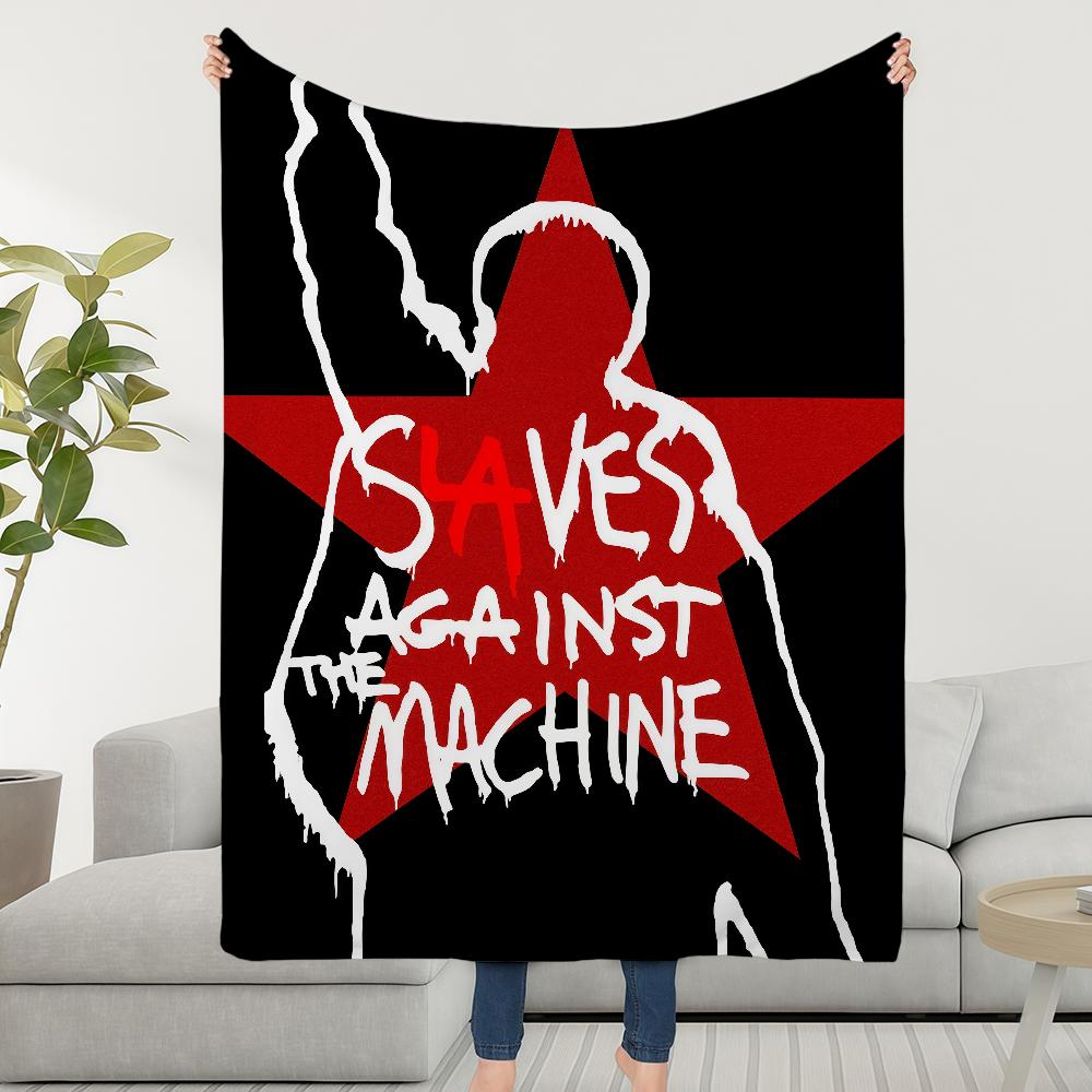 Rock Band R-Rage A-against The M-machine Blanket Soft Warm Furry Throw Super Kids Toys Bed Sofa Car Cradle