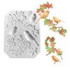 Fondant Cake Decorating Molds Silicone Molds Butterfly Flower Bird Chocolate Molds Holiday Dessert Cake Baking Tool