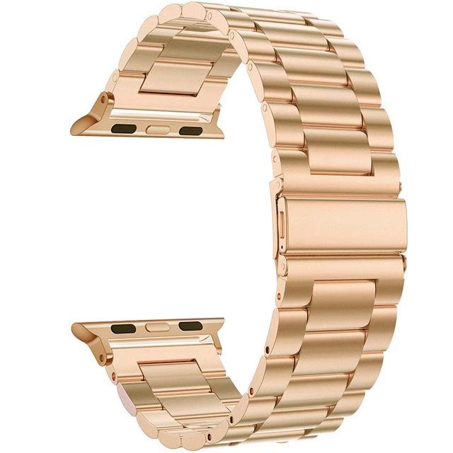 

Ремешок из нержавеющей стали для часов Ultra 49 мм, металлический классический ремешок для часов серии 8, 7, 6 Se, 45 мм, 44 мм, 40 мм 38mm/40mm/41mm розового золота