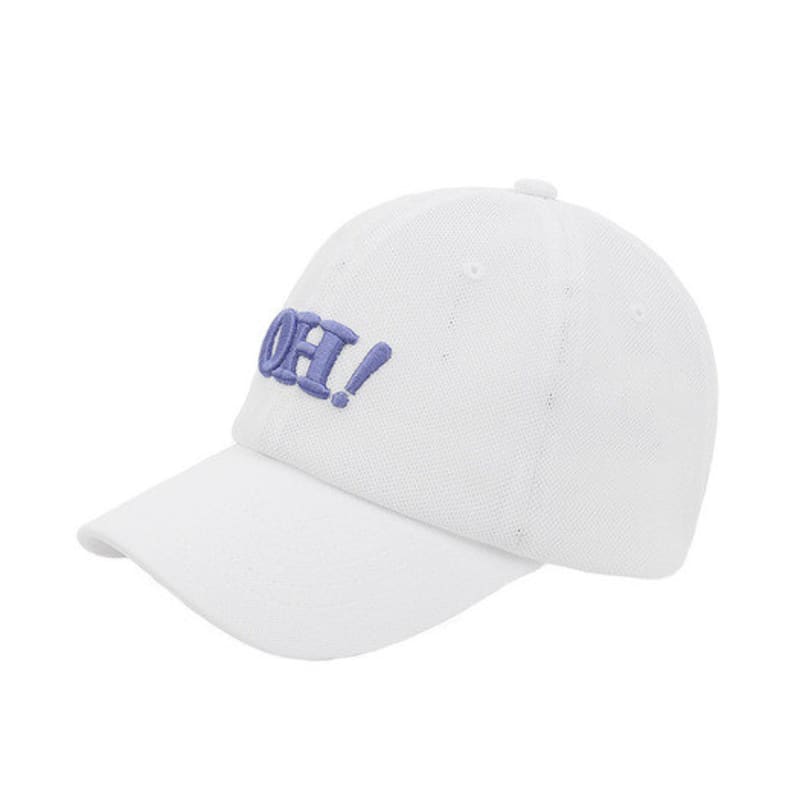 

CAPTEN Agatha Mesh Point Logo Ball Cap [AGC3UCW007] white