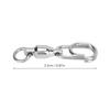 30PCS High Strength Fishing Bearing Swivels Stainless Steel Ball Bearing Swivels  Saltwater Fishing