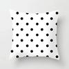 VIKAMA Minimalist Black White Cushion Cover Aesthetic Geometric Print Sofa Pillow Cover Living Room Car Soft Home Decor