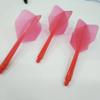2BA Transparent Integrated Darts Shafts with Feathers, Four-Feather Design, 8cm Long Darts Set