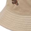 DakS Women S reverSible Bucket Hat Beige Check Embroidery Dbhe4e119i2