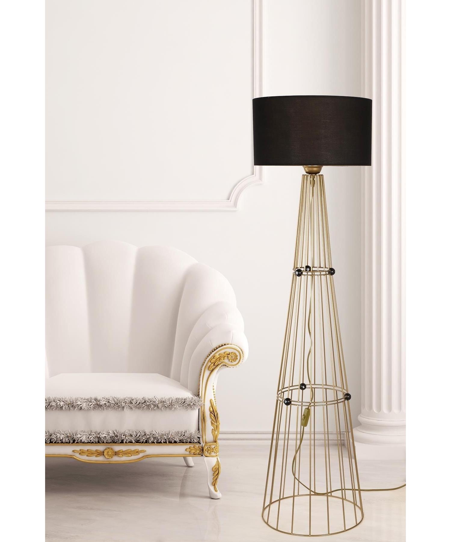 

Филиппинский торшер Tumbled Black Hat