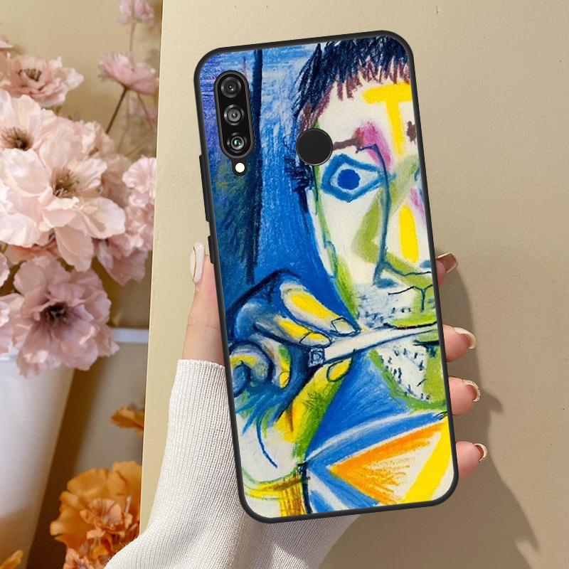 Picasso Abstract Art Painting For Huawei Nova 11 Pro 9 10 SE Y70 Y60 Y90 Y61 Y91 Y73 Y72 12s 12i 11i 8i P30 P40 Lite Case