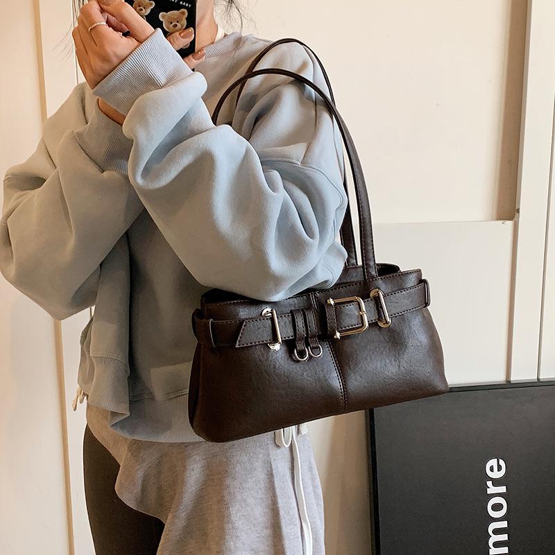 Shoulder Underarm Bag Belt Lock Bag Fashion Commuter Bag