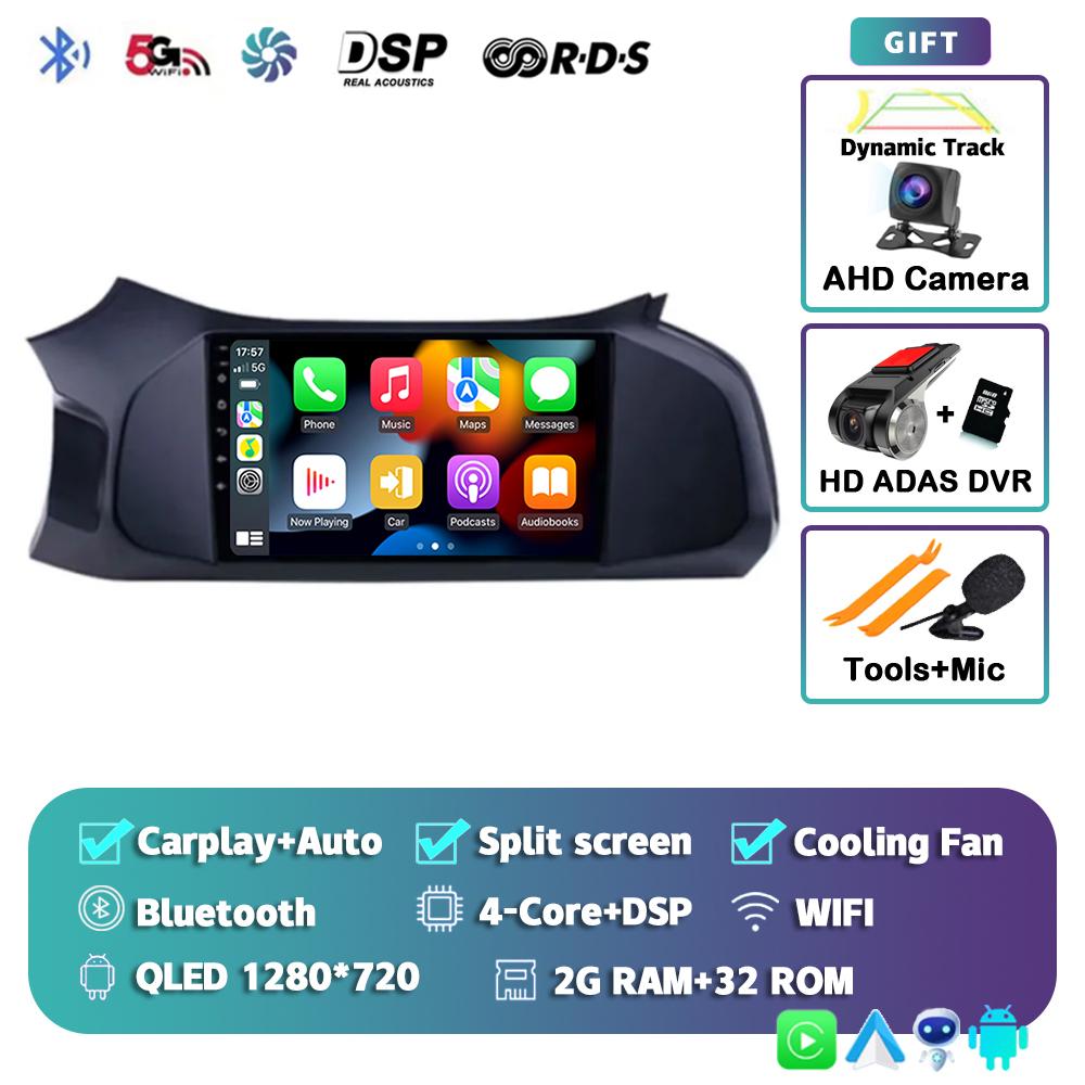 Android 14 CarPlay Car Radio For Chevrolet Onix 2012-2014 2015 2016 2016- 2019 GPS 2din Multimedia Video Player 2 Din Stereo 4G