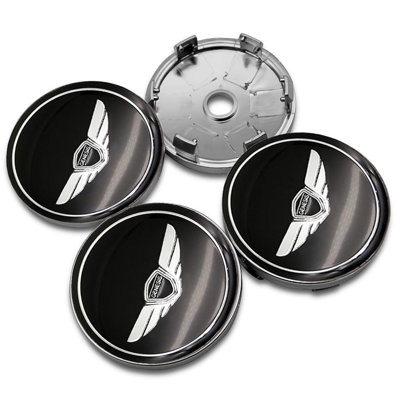 4 ks 56mm 60mm 65mm Středová krytka náboje kola auta Pro Hyundai Accent Elantra Veloster Getz Tucson i20 Krytky ráfku Samolepky Příslušenství