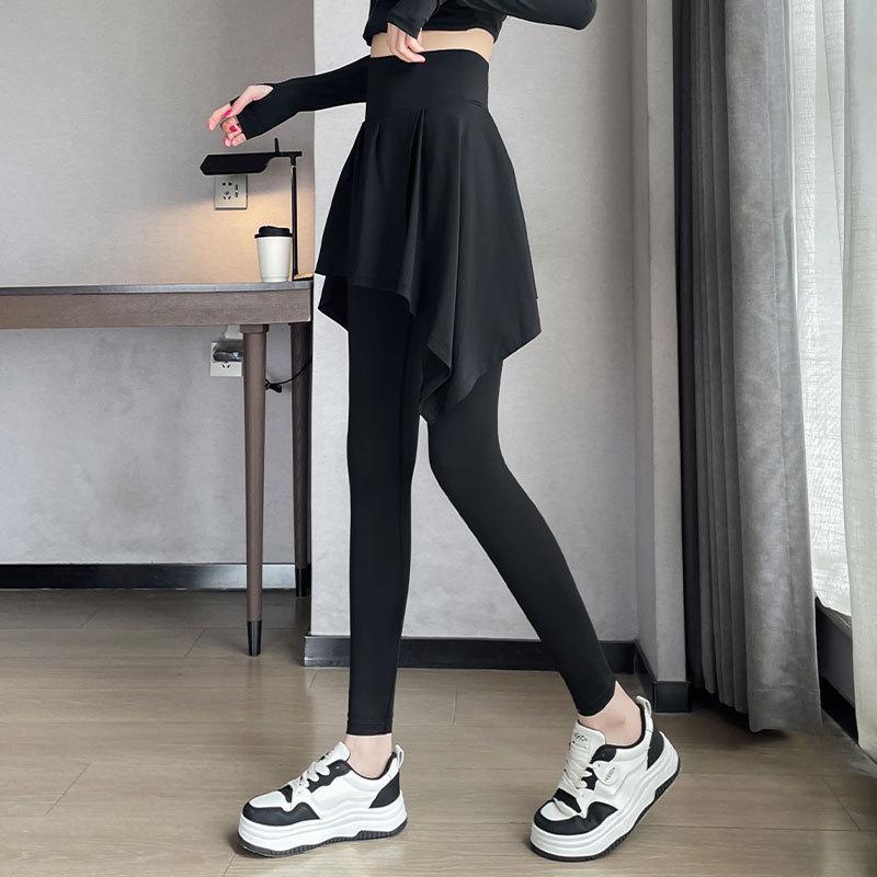 Women's Autumn 2024 Yoga and Sportswear Set: Running Jacket, Tennis/Badminton Skirt, and Fitness Pants