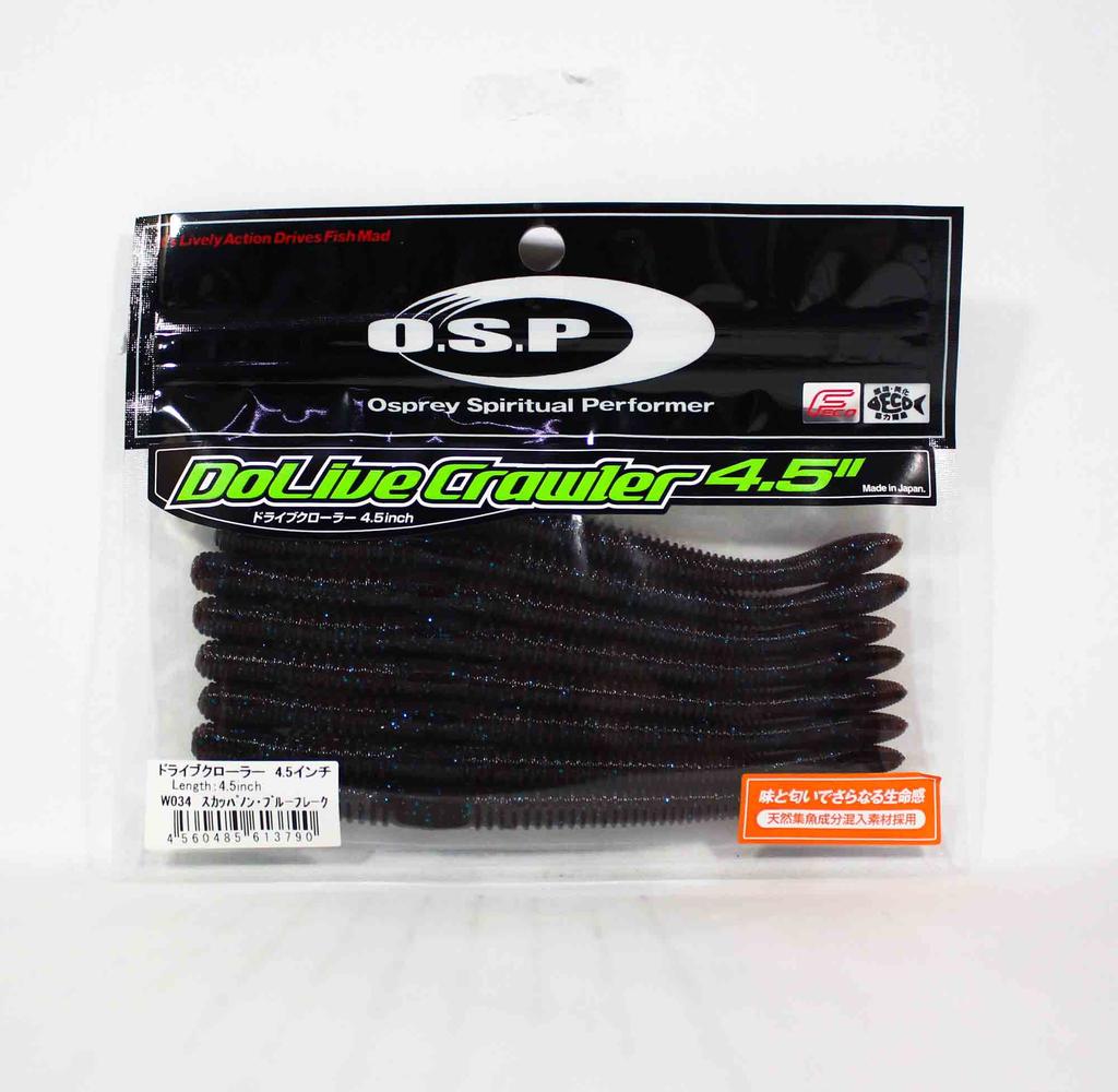 OSP Soft Lure Dolive Crawler 4.5 Inches W-034 (3790)