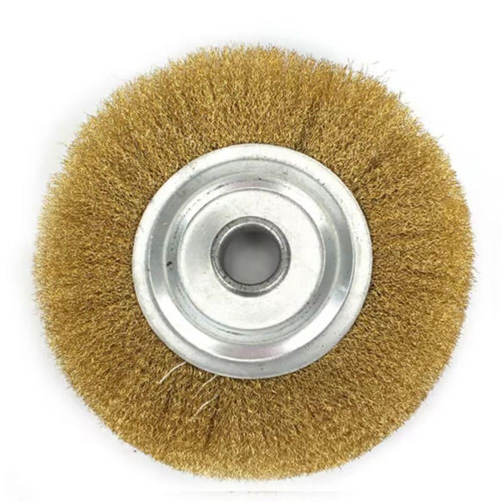 1Pcs Metal Polishing Abrasive Tool Pure Brass Brush  For Metal Derust Wood Deburring