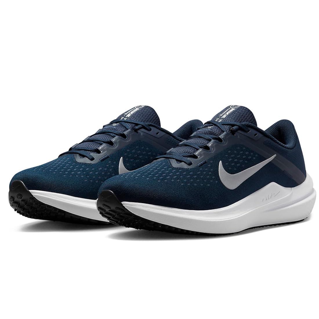 Nike Winflo College Size 10, Navy/Platinum Tint/Black/Metallic Silver, DV4022-400, 30.0cm