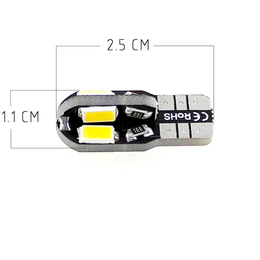 New T10 194 168 W5W 5730 8 Canbus SMD White Car Side Wedge Light Lamp Bulb 1pc
