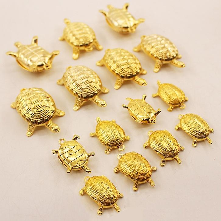 100Pcs Mini Golden Money Turtle Small Tortoise Blessing Feng Shui Bring Fortune 100Pcs Mini Golden Money Turtle Small Tortoise Blessing Feng Shui Bring Fortune