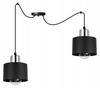 MODERN CEILING HANGING LAMP BLACK LED LAMP