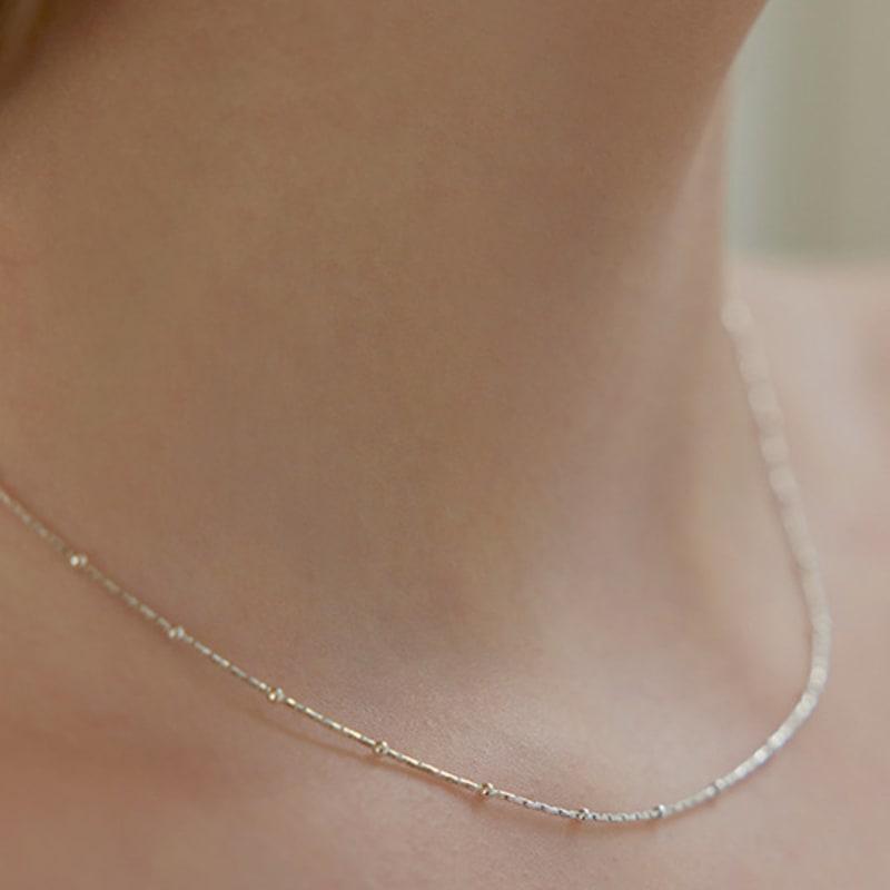Lewe Point Ball Twisted Chain Necklace
