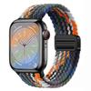 Geflochtenes Solo Loop-Armband aus Nylon für Apple Watch Band Ultra2 49 mm 9 8 7 41 mm Metall-Magnetarmband 45 mm 6 5 4 SE 44 mm verstellbarer elastischer iWatch-Gurt