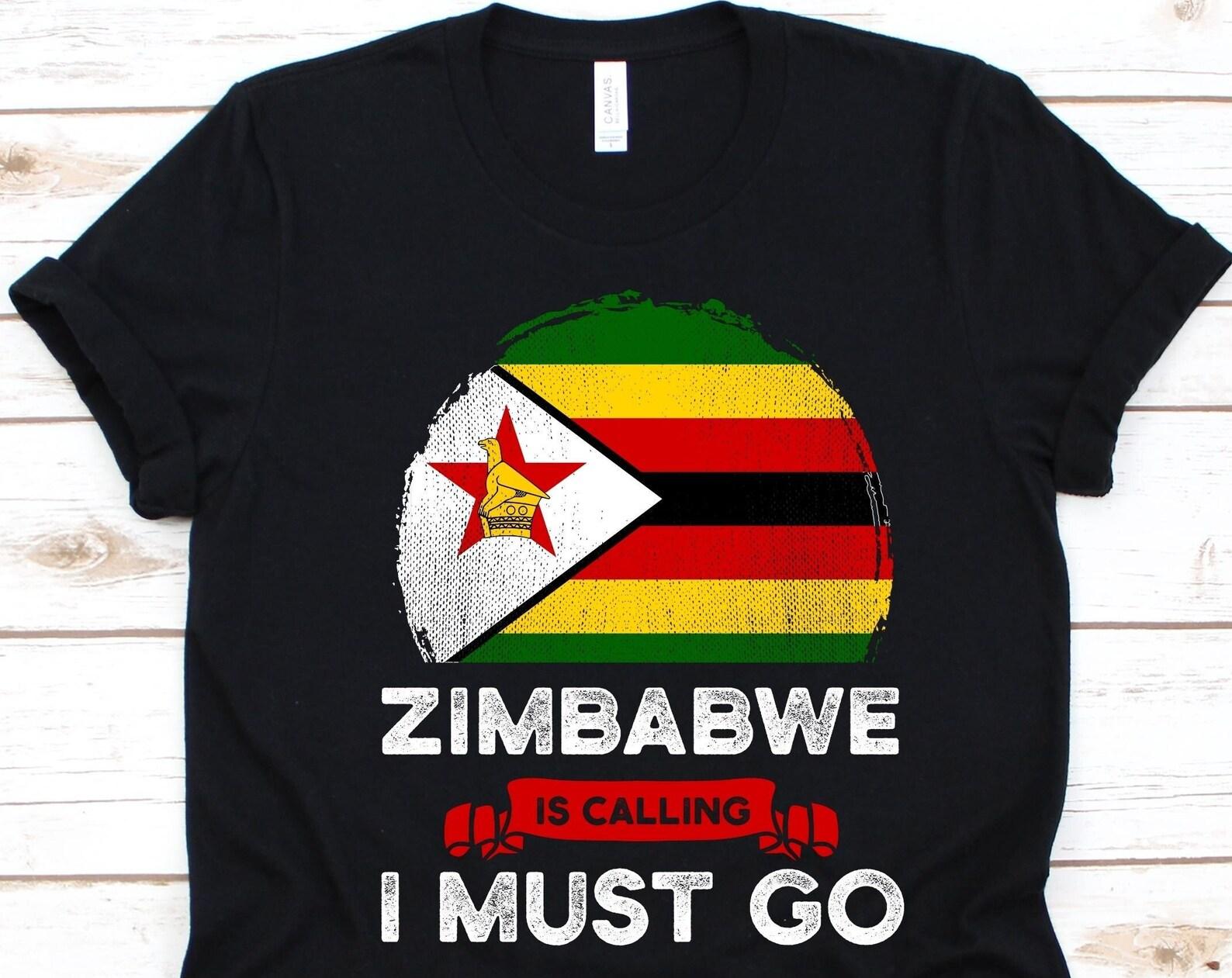 Zimbabwe Is Calling I Must Go Shirt, Zimbabwean Shirt, African tee, Zimbabwe Flag Shirt, Republic Of Zimbabwe, Zimbabwean Gift, Patriot tees M