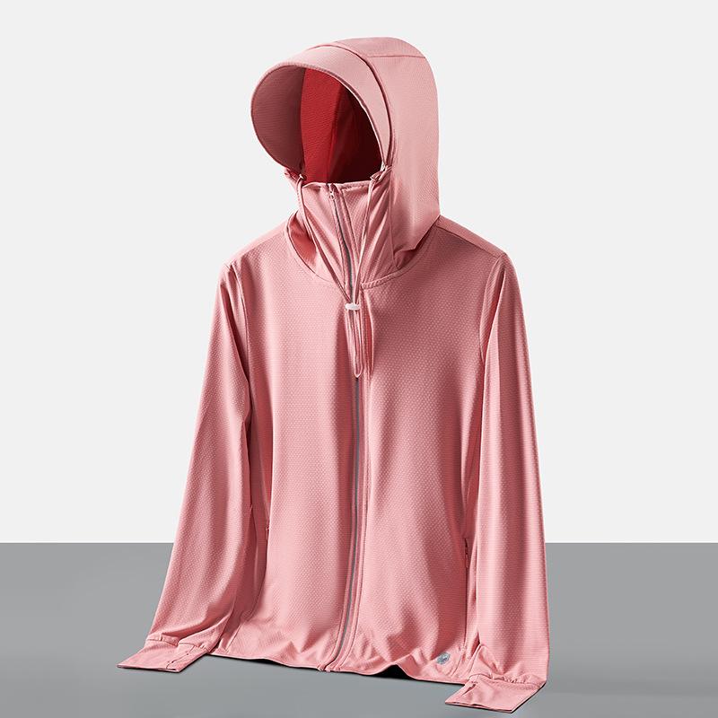 

Унисекс куртка для рыбалки с защитой от солнца UPF 50+ из ледяного шелка - Легкая, дышащая и устойчивая к УФ-излучению для лета M