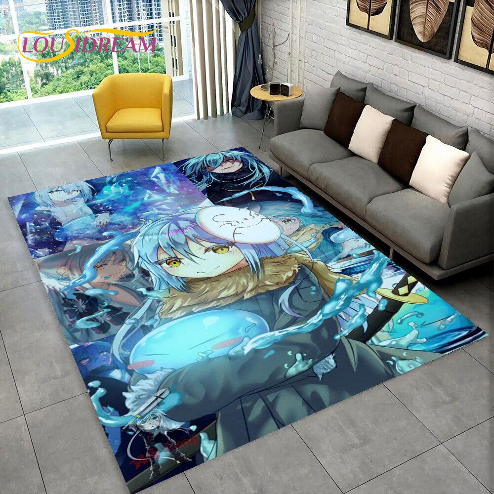 I Got Reincarnated As A Slime Anime Area Rug,Carpet Rug for Home Living Room Bedroom Sofa Doormat Decor,kids Non-slip Floor Mat