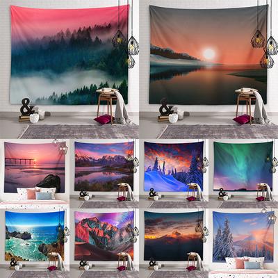 Natural Beauty Tapestry Sunset Sunset Scenery Wall Art Decoration Tapestry Room Aesthetics Living Room Bedroom Home Decor
