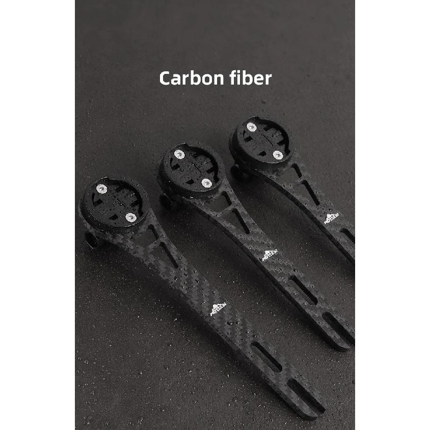 Carbon Fiber Computer Mount Holder Bicycle Bracket Stopwatch Speedometer Road Bike Compatible For Garmin Bryton