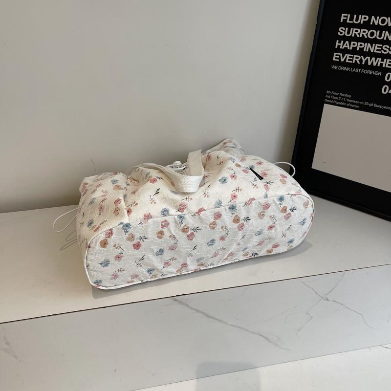 Floral Print Bag Women's Shoulder Bag Large Capacity Tote Bag Commuter Crossbody Bag