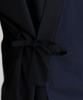 Switching Samue for Color [KYOETSU] Samue, Men, Two-tone (L, Black/navy)