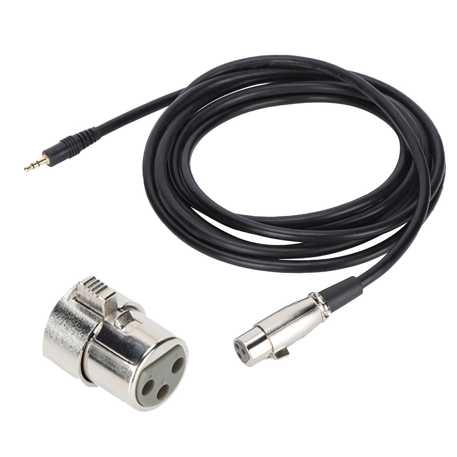 

JORINDO JD6016 XLR гнездо на 3,5 мм разъем Балансный сигнальный кабель XLR на 18-дюймовый микрофонный кабель 3 м