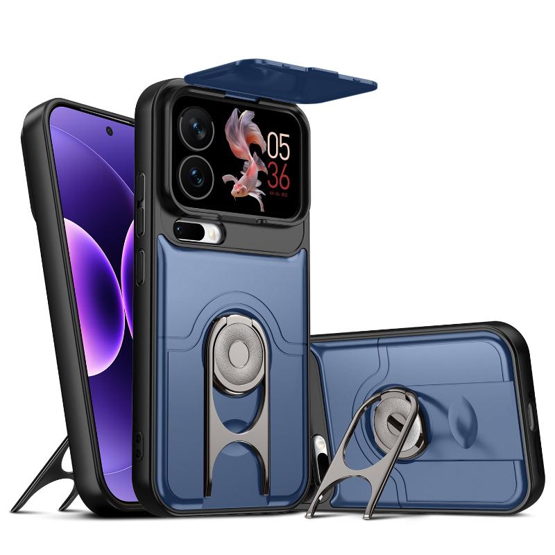Soft TPU+Hard PC 360 ° Rotating Metal Holder Armor Phone Case For Xiaomi 17 Pro Max 14T 15T Pro 15 Ultra Pro Bumper Back Cover