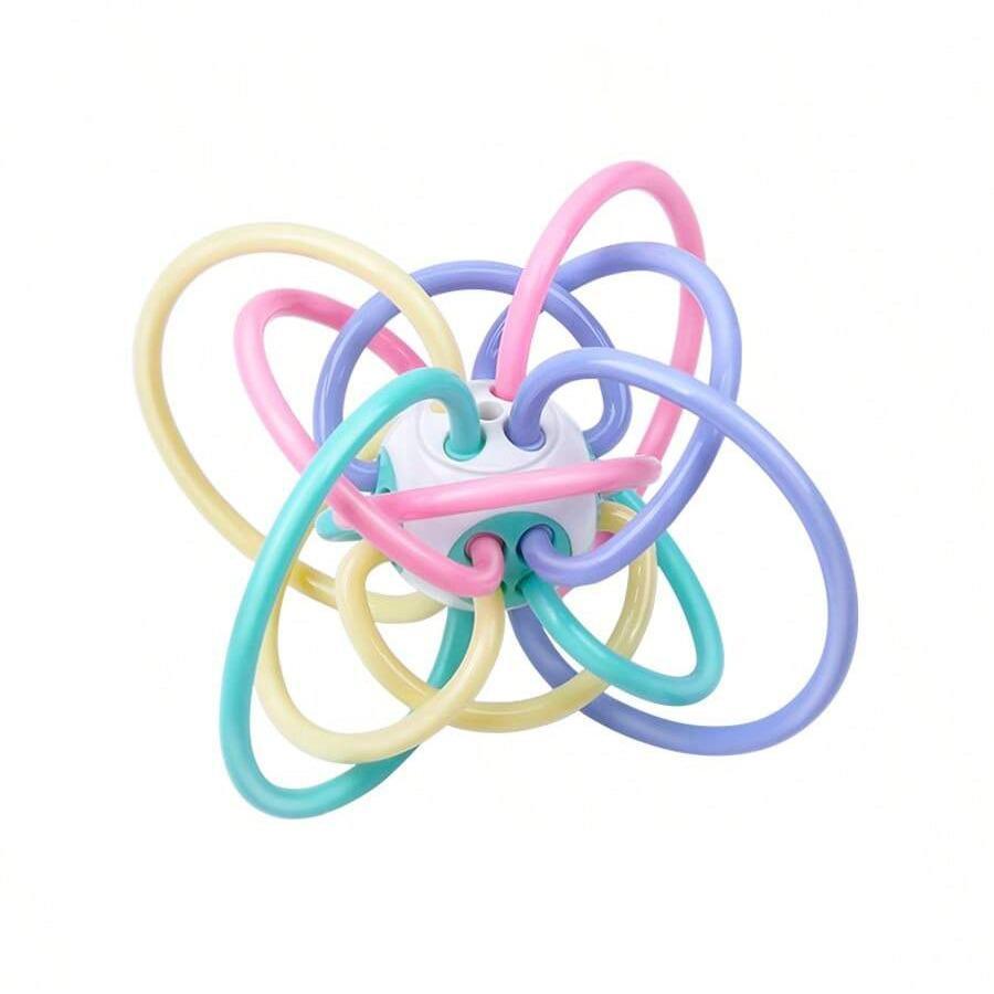 Montessori Pull String Sensory Toy Baby Silicone Teething Early Education Fidget Activity Grasp Travel Toys For Toddler 0-18M