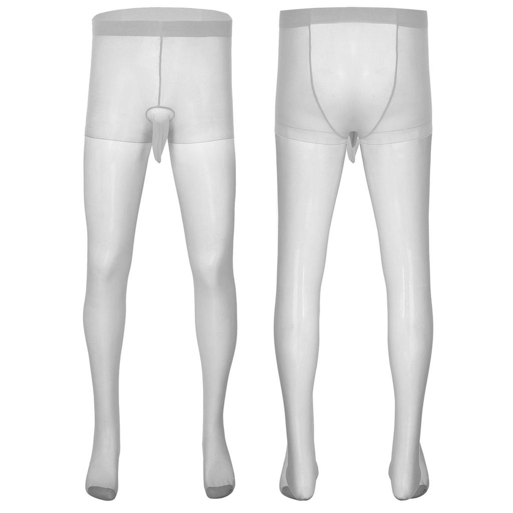 Herren Sexy nahtlose transparente enge Unterwäsche Strumpfhosen Strümpfe