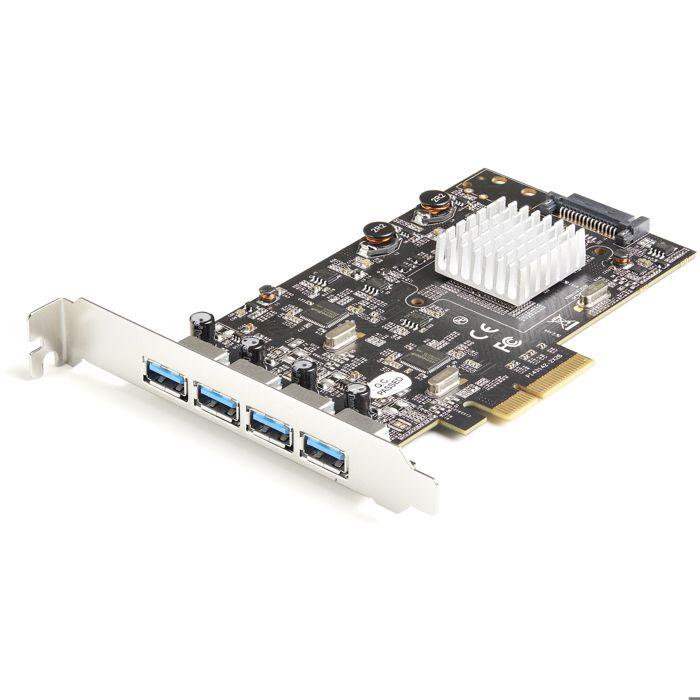 StarTech Carte PCIE USB 3.2 Gen 2 - USB Type A 10 Gbit/s PCI Express X4 - PEXUSB314A2V2