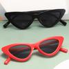 New Boys' and Girls' Glasses Retro Triangle Cat Eye Kids Sunglasses Trendy Personality Candy Color Cute Children's Sunglasses