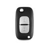 Černý kryt klíče se 2 tlačítky kompatibilní s Renault Clio 3, Kangoo 2, Master 3, Modus, Twingo 2, Wind