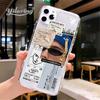 Custodia per telefono con etichetta a codice a barre retrò per iPhone 12 13 mini 11 Pro XS Max X XS XR 7 8 Plus Custodia morbida per iPhone 11 12 Pro SE2020