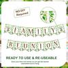 HOWAF Family Reunion Decorations, Family Reunion Banner for Home Summer Families Gatherings Party Supplies,Families Party Bunting Banner,Happiness