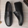 Plus Size Split Leather Shoes Men Loafers Comfortable Casual Shoes Men Flats Moccasins Men Driving Shoes