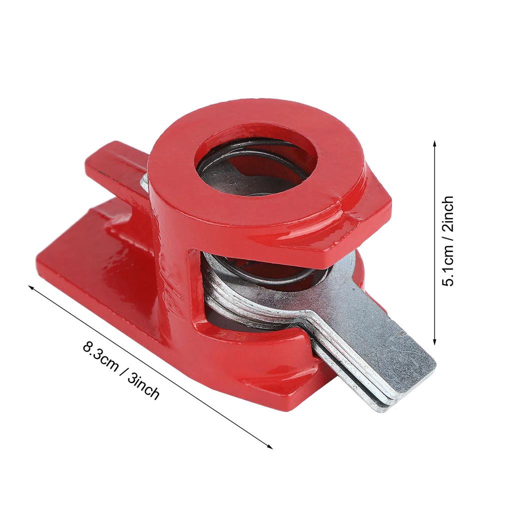 4Sets 3/4" Quick Release Heavy Duty Wide Base Iron Wood Metal Clamp Set Woodworking Workbench