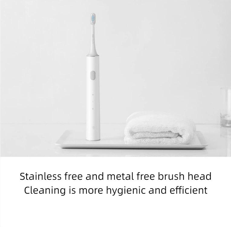 Xiaomi MIJIA T300 Elektrisk Sonisk Tannbørste Ultralyd Whitening Tenner Vibrator Smart Automatisk Tenner Tannbørste