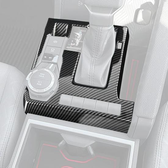 Carbon Fiber Inner Center Gear Shift Panel Cover Trim For Tacoma 4Runner 2025+