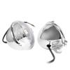 1 Pair Chrome Universal Motorcycle Fog Lights Headlight Lamp DC12V For Harley Touring Sportster XL 883 1200 72 48 Dyna Softail