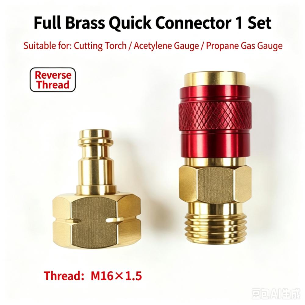 Quick Release Cutting Torch Connector Regulator Quick Connector Cutting Torch Accessories