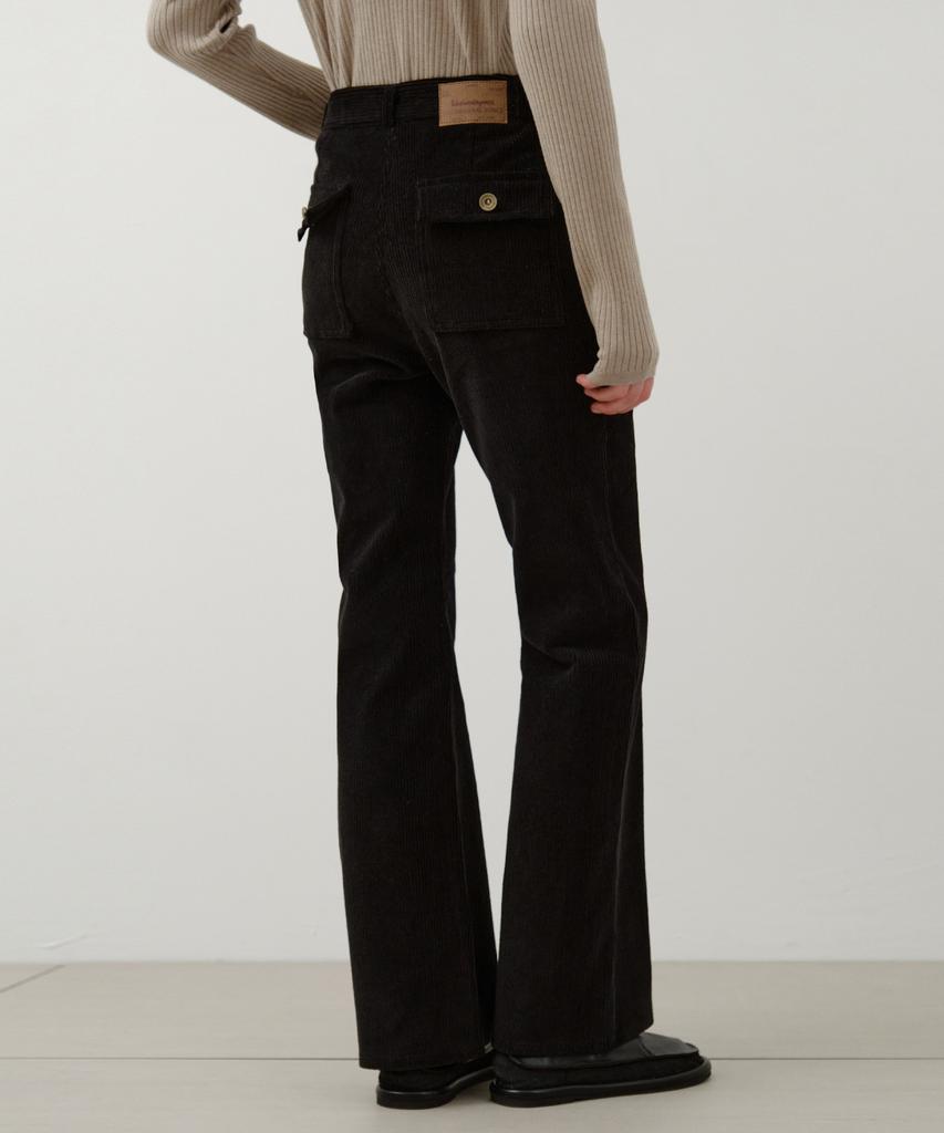 Wednesday Oasis For Woman Habit Corduroy Bootcut Pants_Black(W25-Pt38)