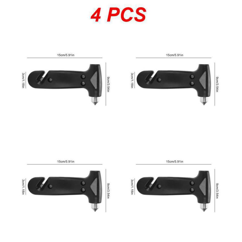 New Car Safety Hammer Car Broken Window Escape Accessories Survival Hammer With Seat Belt Cutter Automotive Escape Tools