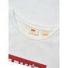 Levis Casual Versatile Slim Fit Logo Print Ribbed Round Neck Short Sleeve T-Shirt Women T-Shirts White 003SN-0000