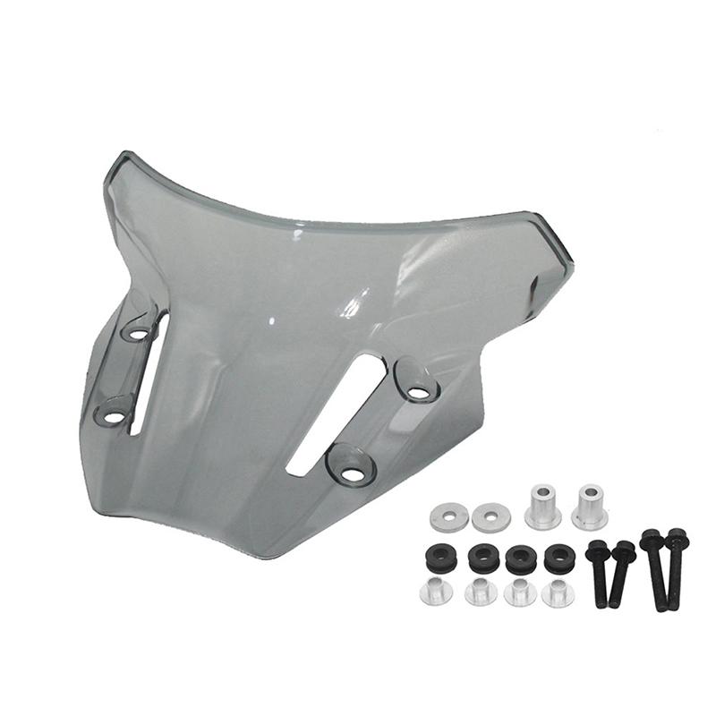Sport Windscreen for Yamaha MT-09 Smoke Tinted ABS Motorbike Wind Deflector Protection Screen Cover with Mount Bracket for Highway Riding